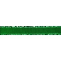 1.5" x 30ft. Green Tinsel Edged Wired Ribbon by Celebrate It®