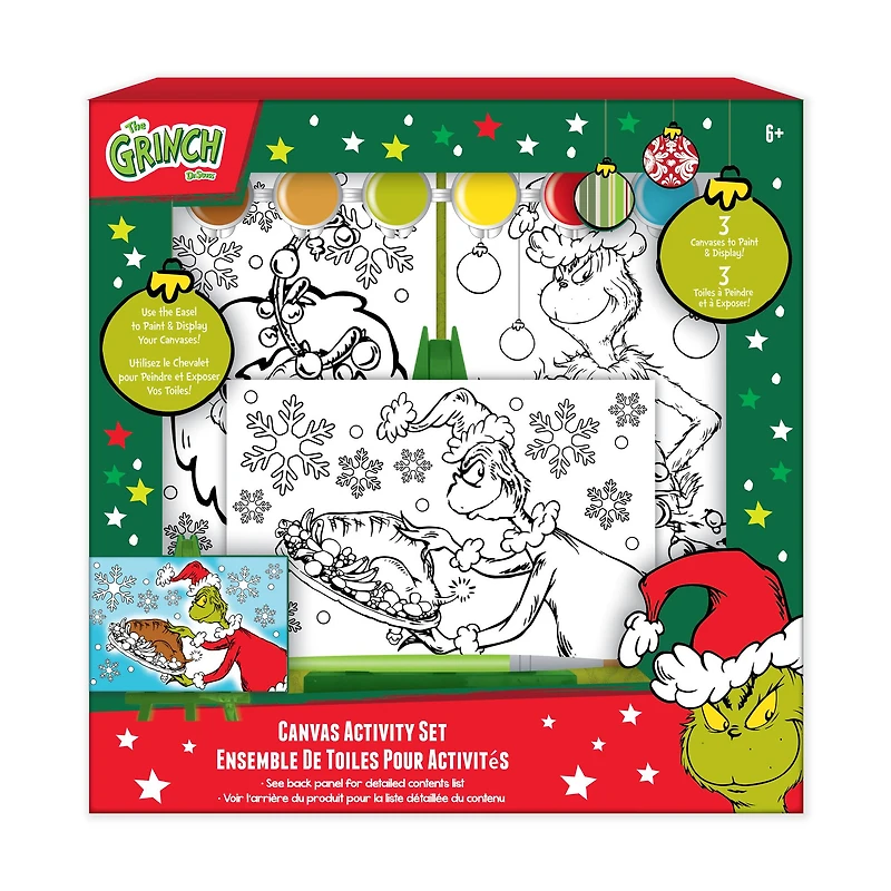 The Grinch™ Paint Your Own Canvas Activity Set