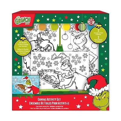 The Grinch™ Paint Your Own Canvas Activity Set