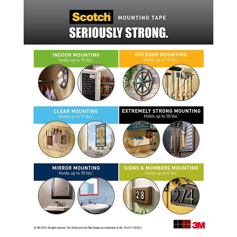 Scotch® Heavy Duty Mounting Tape