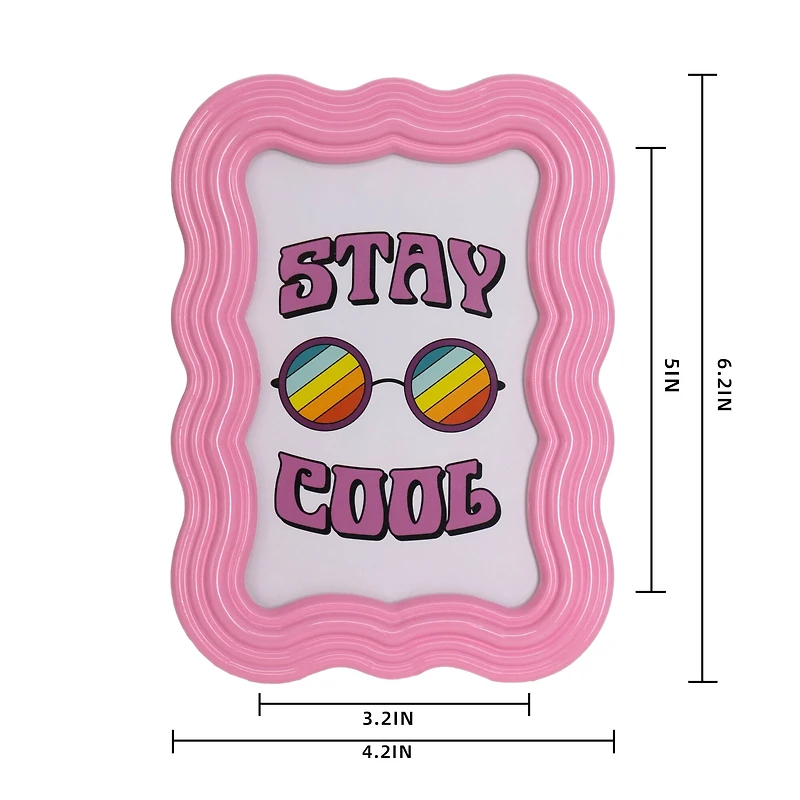 4" x 6" Waves Retro Frame by Studio Décor