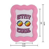 4" x 6" Waves Retro Frame by Studio Décor