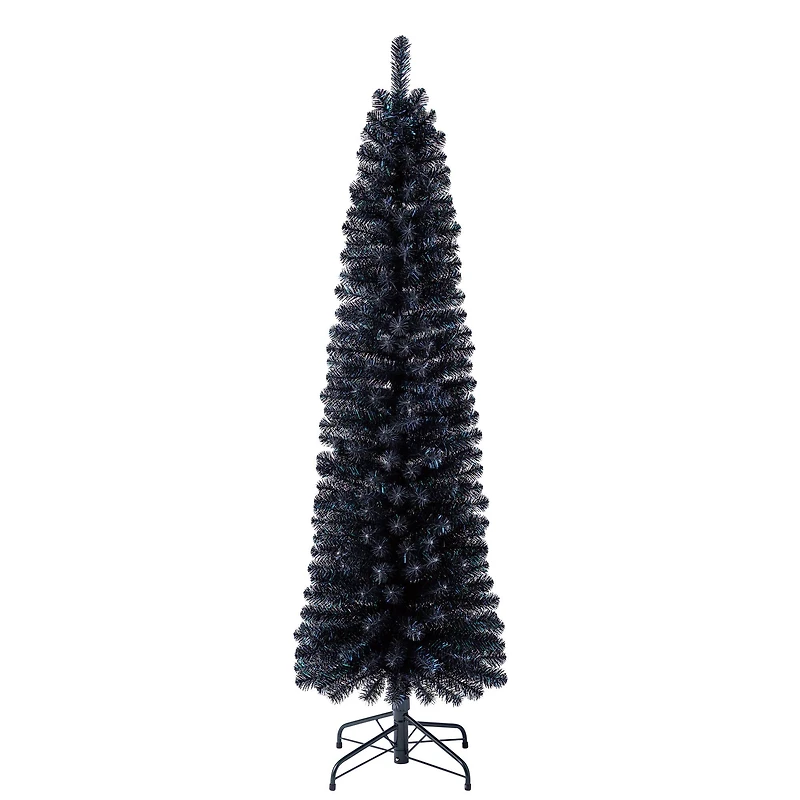6ft. Unlit Black Sparkle Artificial Christmas Tree by Ashland®