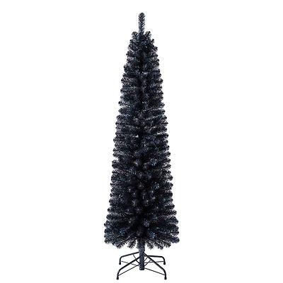 6ft. Unlit Black Sparkle Artificial Christmas Tree by Ashland®
