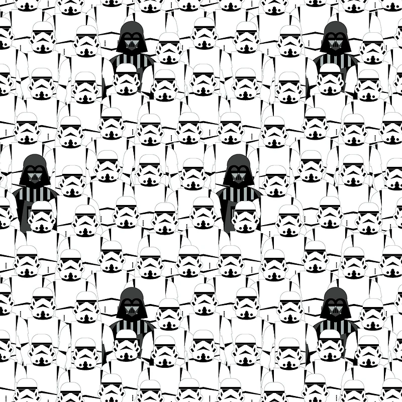 Star Wars™ Stacked Storm Troopers Cotton Fabric