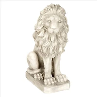 Design Toscano 21" Mansfield Manor Lion Sentinel Statue Looking Right