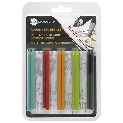 Manuscript Round Lead Mixed Color Refill Set