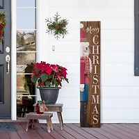 Glitzhome® 5ft. Wooden Nutcracker Porch Sign