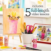 Apple Barrel® Art Lessons Paint & Brush 34 Piece Set