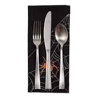 DII® Spooky Spiderweb Embellished Dinner Napkins, 4ct.
