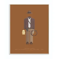 Stupell Industries Indiana Jones Fashion Design Wall Plaque