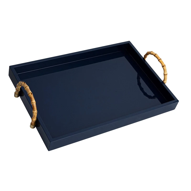Hello Honey® 21.5" Wide Nautical Bamboo Tray