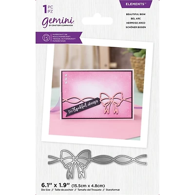 Crafter's Companion™ Gemini™ Elements™ Beautiful Bow Die