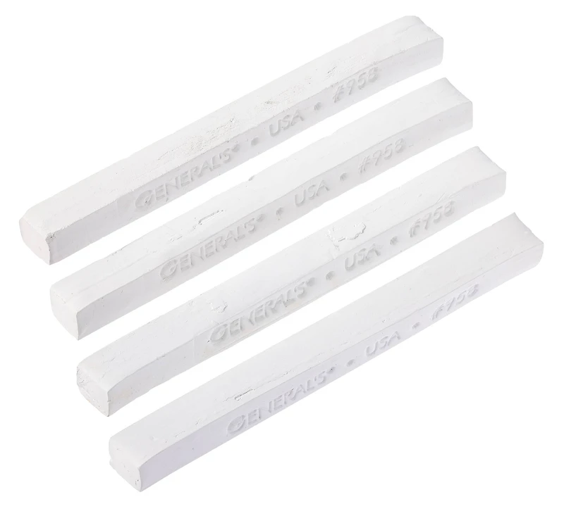 General's® Compressed Charcoal White® Sticks