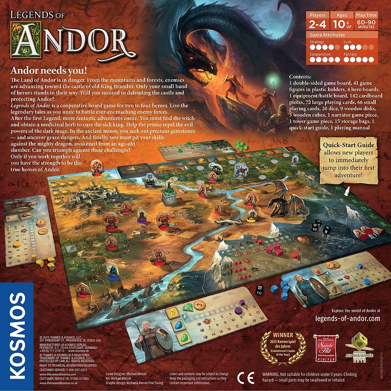 Thames & Kosmos Legends of Andor: Base Game