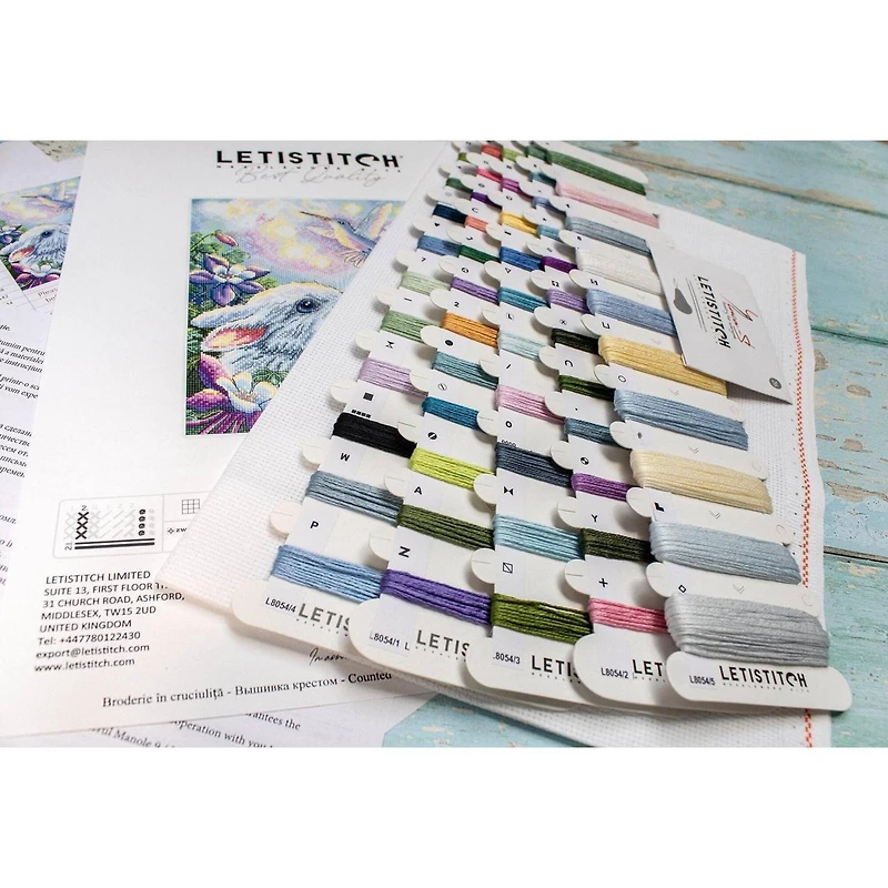 Letistitch Summer Splendor Counted Cross Stitch Kit