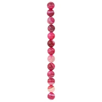 Pink Dyed Agate Round Beads, 12mm by Bead Landing™