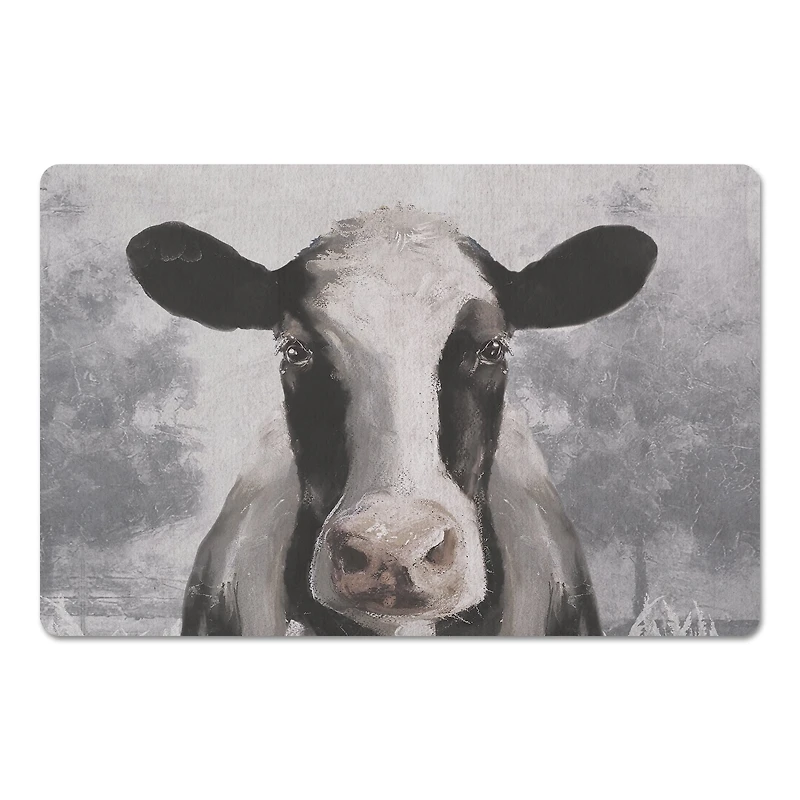 Sophisticated Cow 18" x 27" Floor Mat