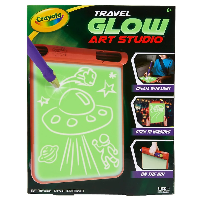 Crayola® Travel Glow Art Studio