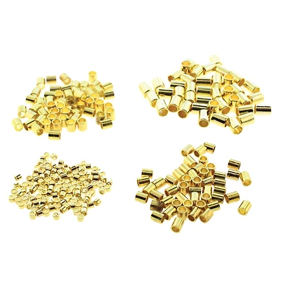 The Beadsmith® Gold Plated Crimp Tubes, 600ct.