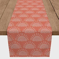 72" Sun Pattern Cotton Twill Runner