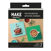 Coffee Pixelated Brick Art Kit by Make Market®