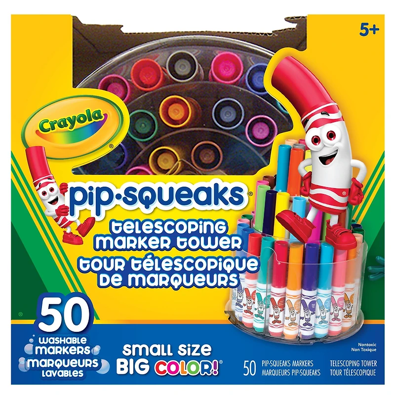 Crayola® Pip-Squeaks™ Telescoping Marker Tower