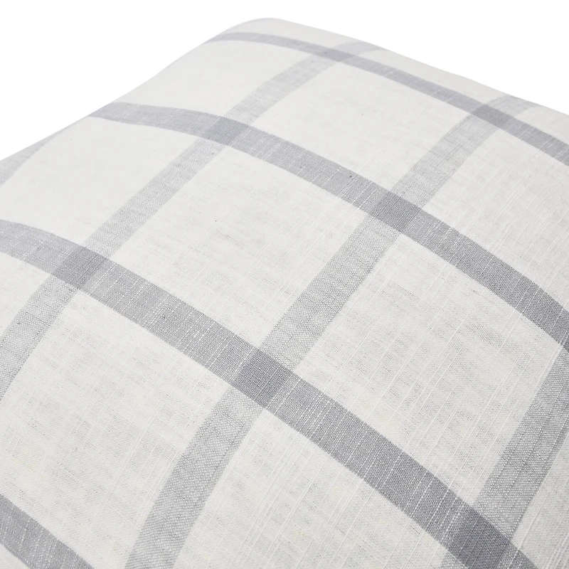 Hello Honey® 20'' Square Windowpane Plaid Pillow Cover