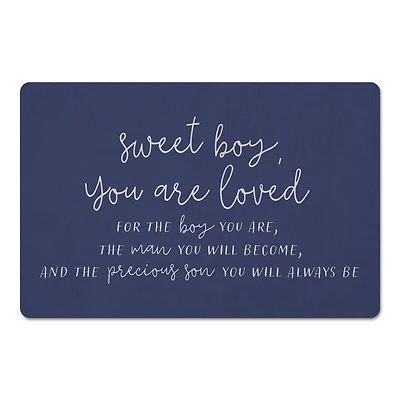 18" x 27" Sweet Boy You Are Loved Floor Mat