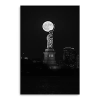 Lumaprints New York Full Moon Giclée Canvas