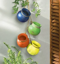 23" Fiesta Dangling Pots