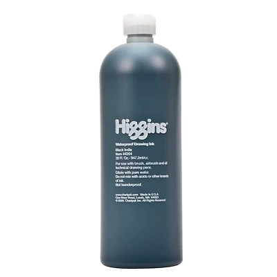Higgins® Waterproof Drawing Ink, Black India