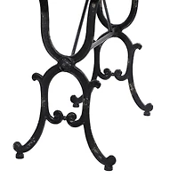 Grey Farmhouse Metal Console Table, 29" x 45"