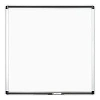 U Brands PINIT Silver 36" x 36" Aluminum Frame Magnetic Dry Erase Board