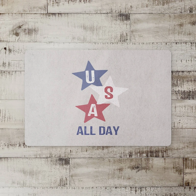 USA All Day Floor Mat