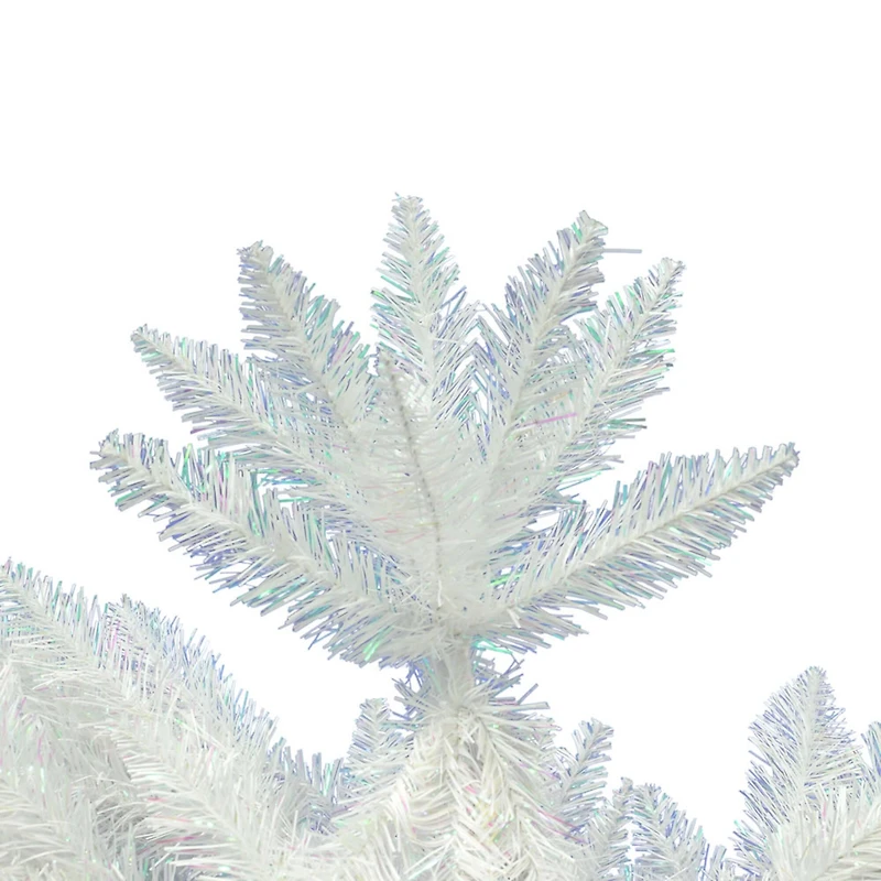7.5ft. Unlit Sparkle White Spruce Artificial Christmas Tree