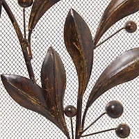 Metal Eclectic Fireplace Screen