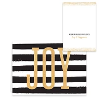 Hortense B. Hewitt Co. Black and Faux Gold Holiday Cards