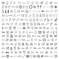 We R Memory Keepers® Foil Quill™ USB Artwork Drive, Icons & Words