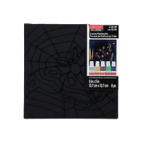 5" x 5" Moth in Web Canvas Painting Kit by Craft Smart®