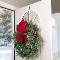 Haute Decor HighProfile™ Holly Antique Brass Wreath Hanger 