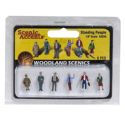 Woodland Scenics® 1/8" Standing People Scale Figures 