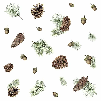 RoomMates Acorn & Pinecone Peel & Stick Wall Decals