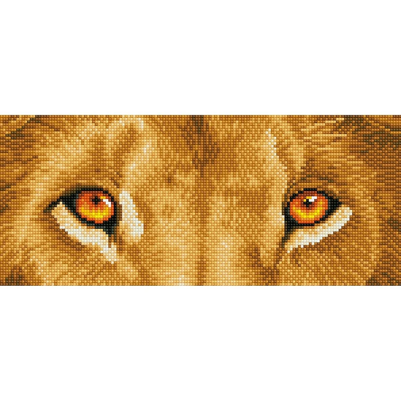 Diamond Dotz® Intermediate Lion Spy Diamond Painting Kit