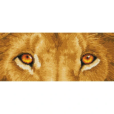 Diamond Dotz® Intermediate Lion Spy Diamond Painting Kit