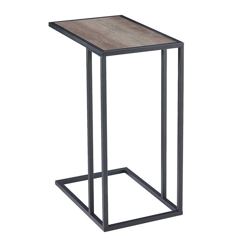Walker Edison Gray Wash Modern End C Table