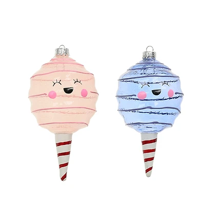 Assorted 5" Cotton Candy Glass Ornament by Ashland®, 1pc.
