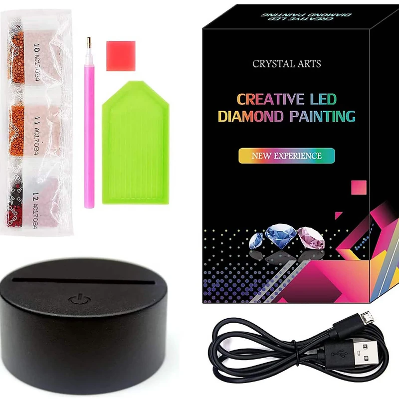 Sparkly Selections Snowman Lamp Diamond Art Kit