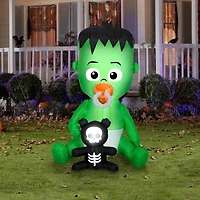 5.5ft. Airblown® Inflatable Halloween Animated Nom Nom Baby with Pacifier