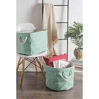 DII® Large Round Stained Glass Polyester Bin